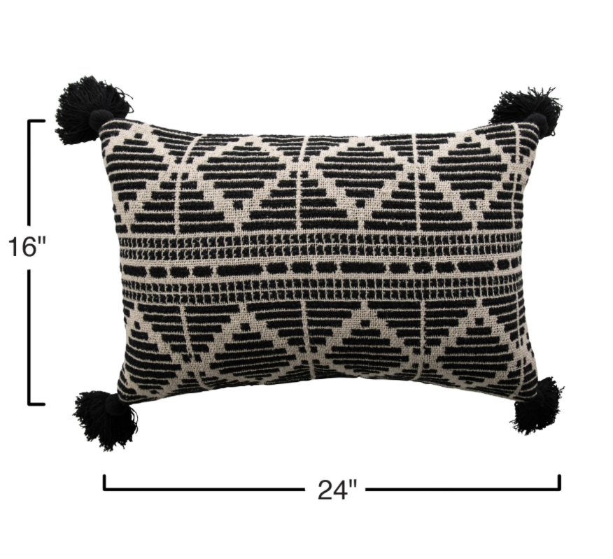 Boho Lumbar Pillow, The Feathered Farmhouse