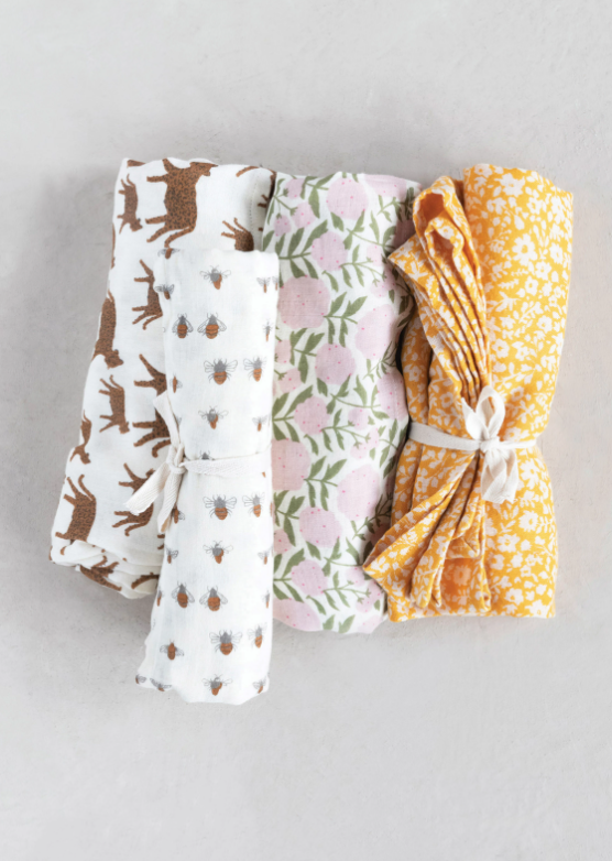 Cotton Swaddles, The Feathered Farmhouse