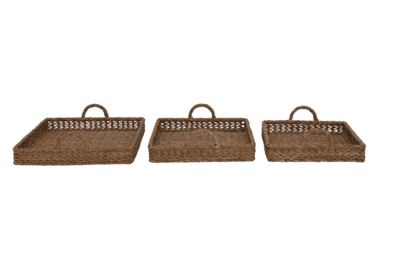 Hand-Woven Trays, The Feathered Farmhouse