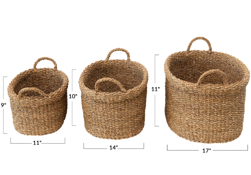 Seagrass Totes, Feathered Farmhouse