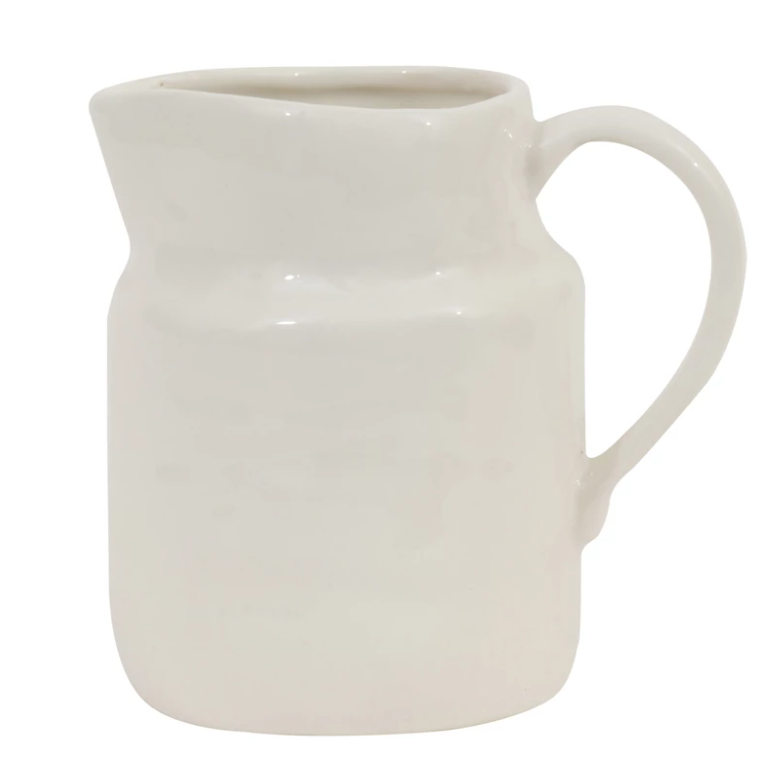 Vintage Pitcher, Feathered Farmhouse