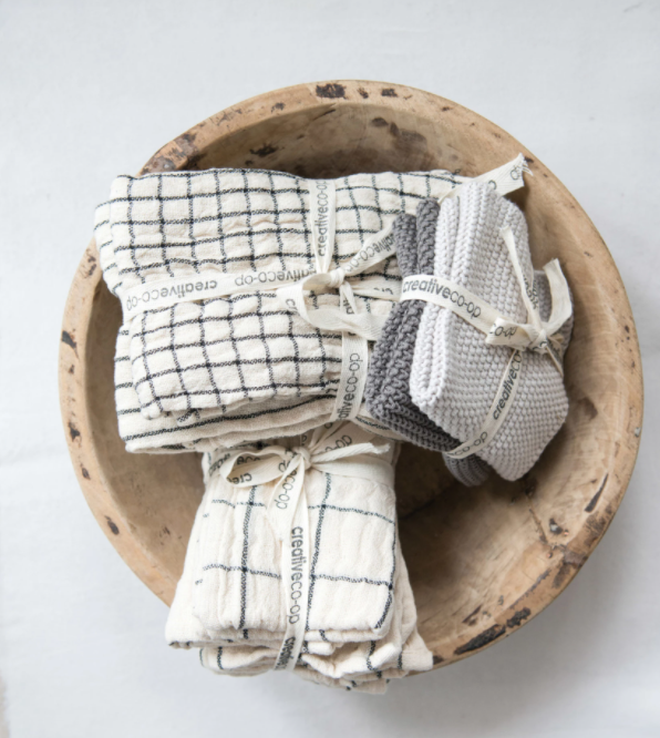 Woven Cotton Napkin Set