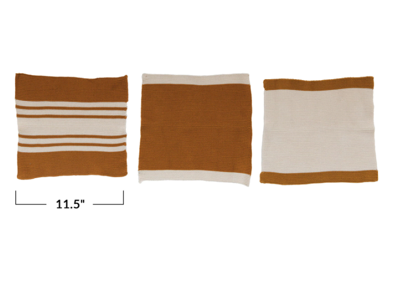 Striped Dish Cloth Set, Feathered Farmhouse