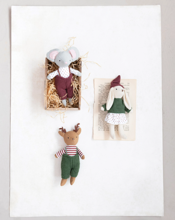 Plush Animals, Feathered Farmhouse