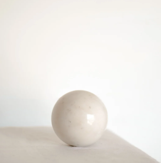 White Marble Ball