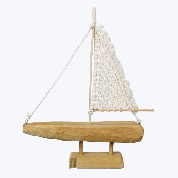Wood Sailboat, The Feathered Farmhouse