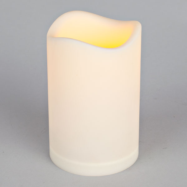 Small LED Pillar Candle, The Feathered Farmhouse