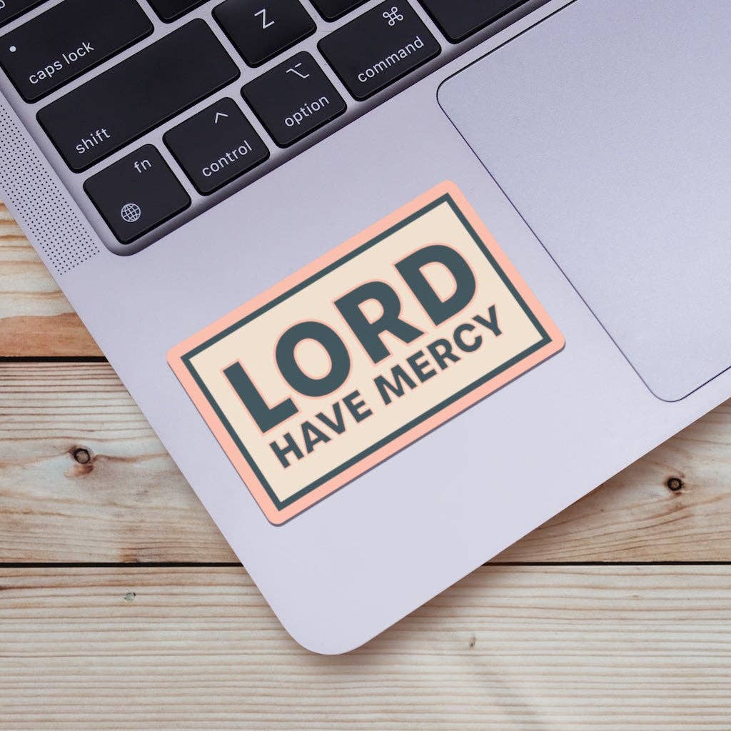 Lord Have Mercy Sticker - Pink