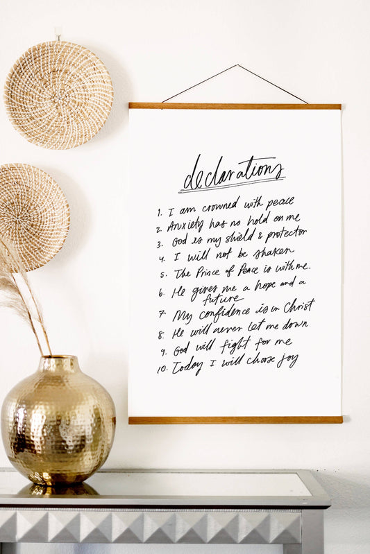 Declarations Poster