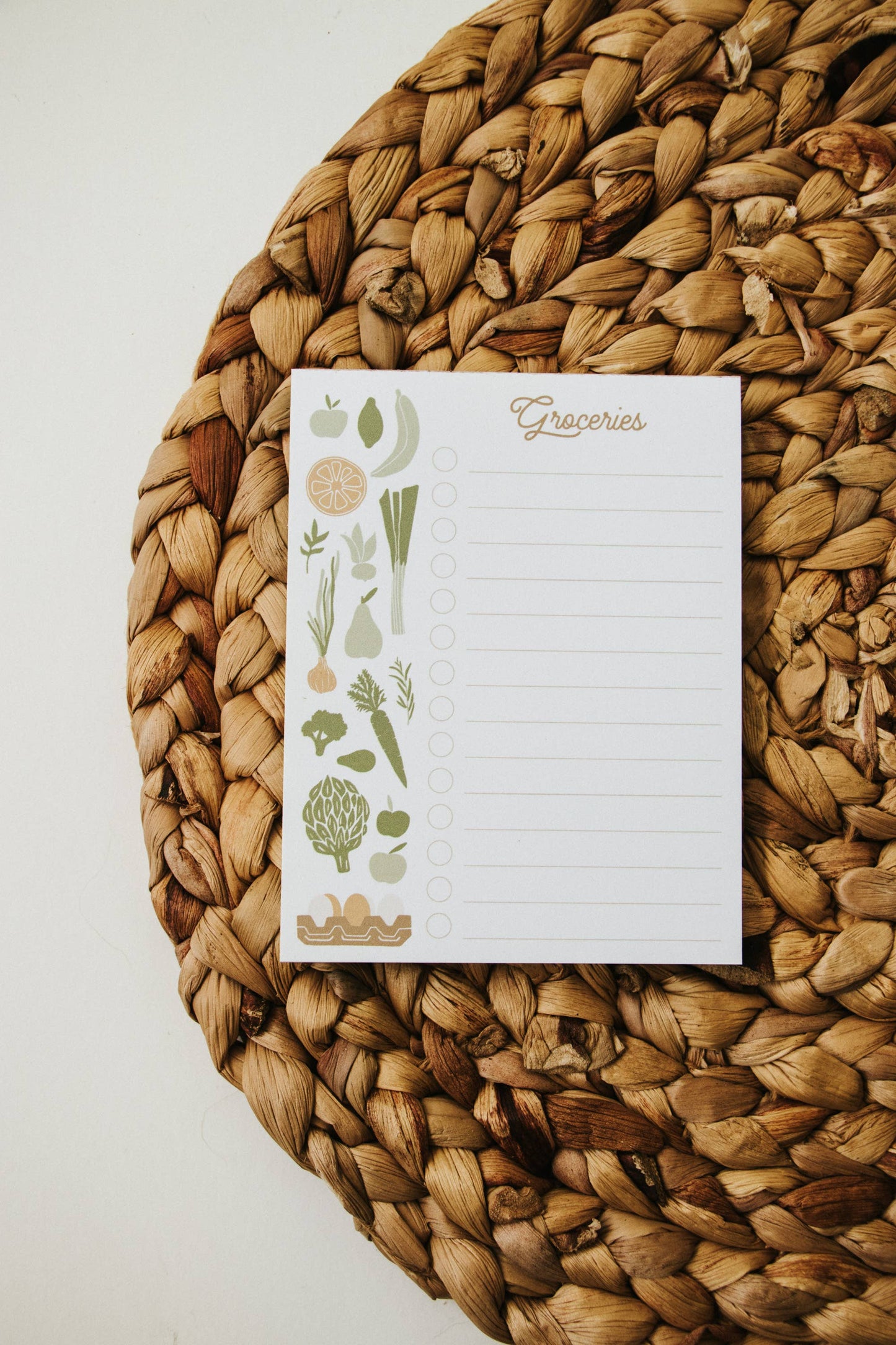 Grocery List Notepad