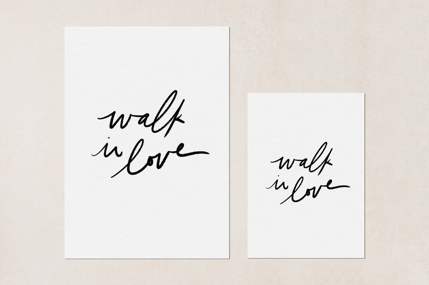 Walk in Love Print
