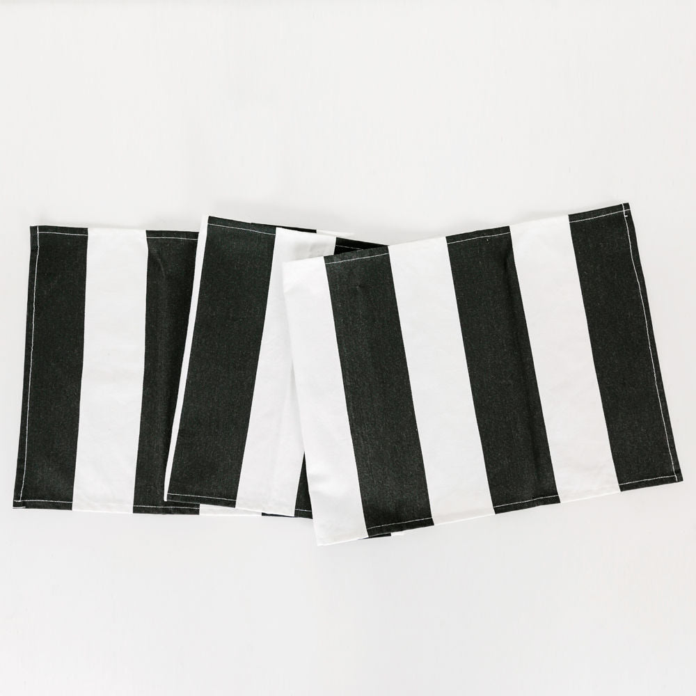 Wide Striped Table Runner