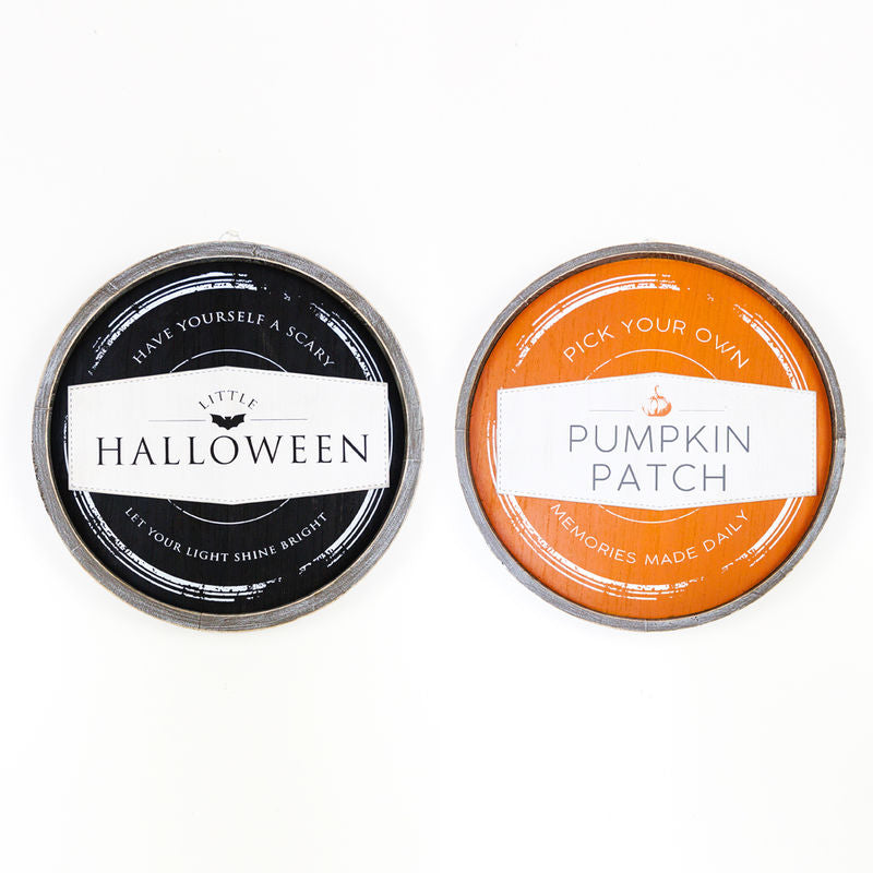 Round Reversible Fall Sign, The Feathered Farmhouse