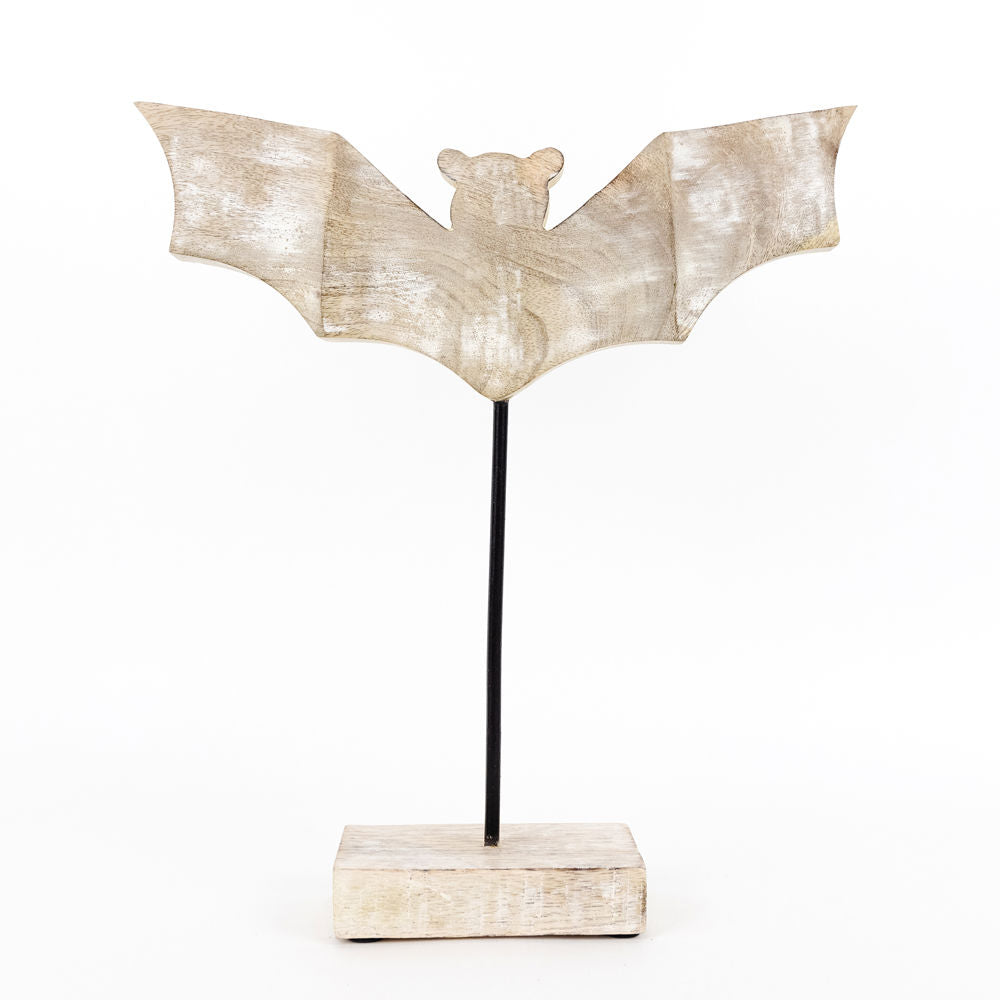 Wood Bat + Stand, The Feathered Farmhouse
