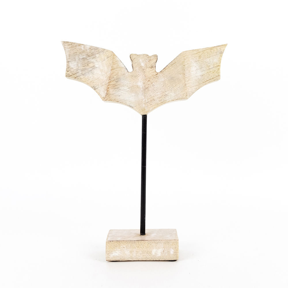 Wood Bat + Stand, The Feathered Farmhouse
