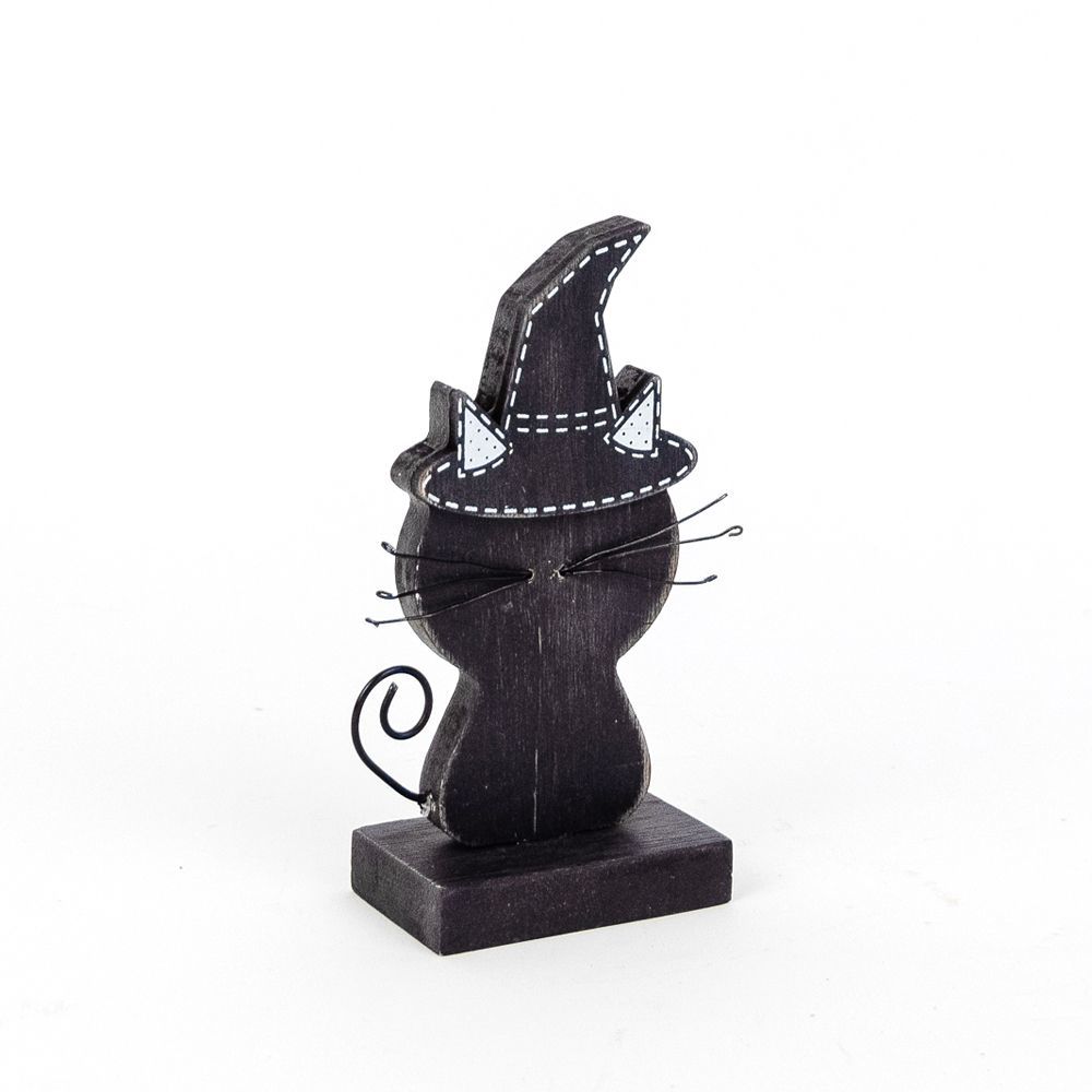 Black Cat Wood Cutout, The Feathered Farmhouse