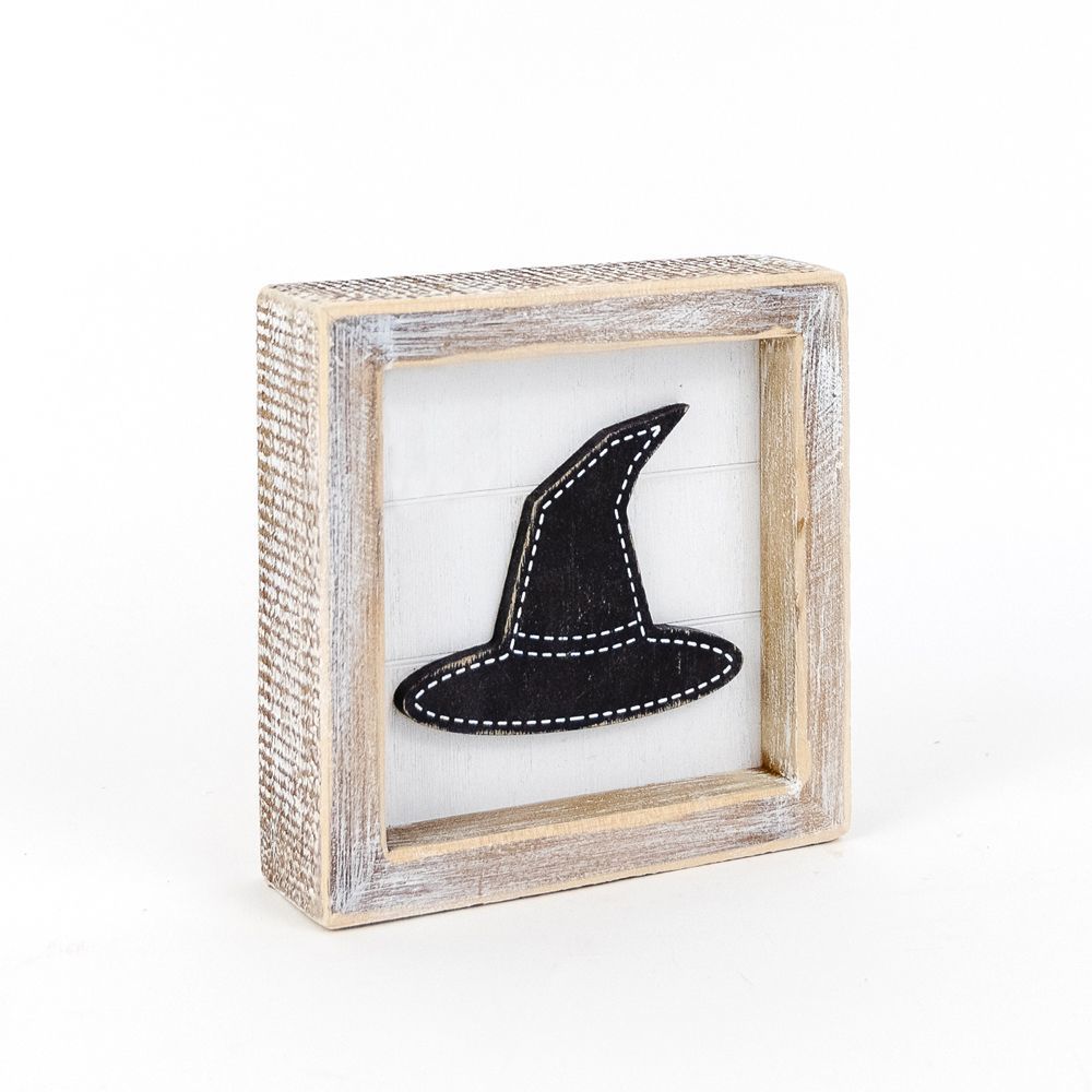 Reversible Witch Hat + Leaf Sign, The Feathered Farmhouse