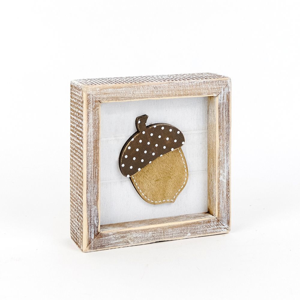 Reversible Acorn + Ghost Sign, The Feathered Farmhouse