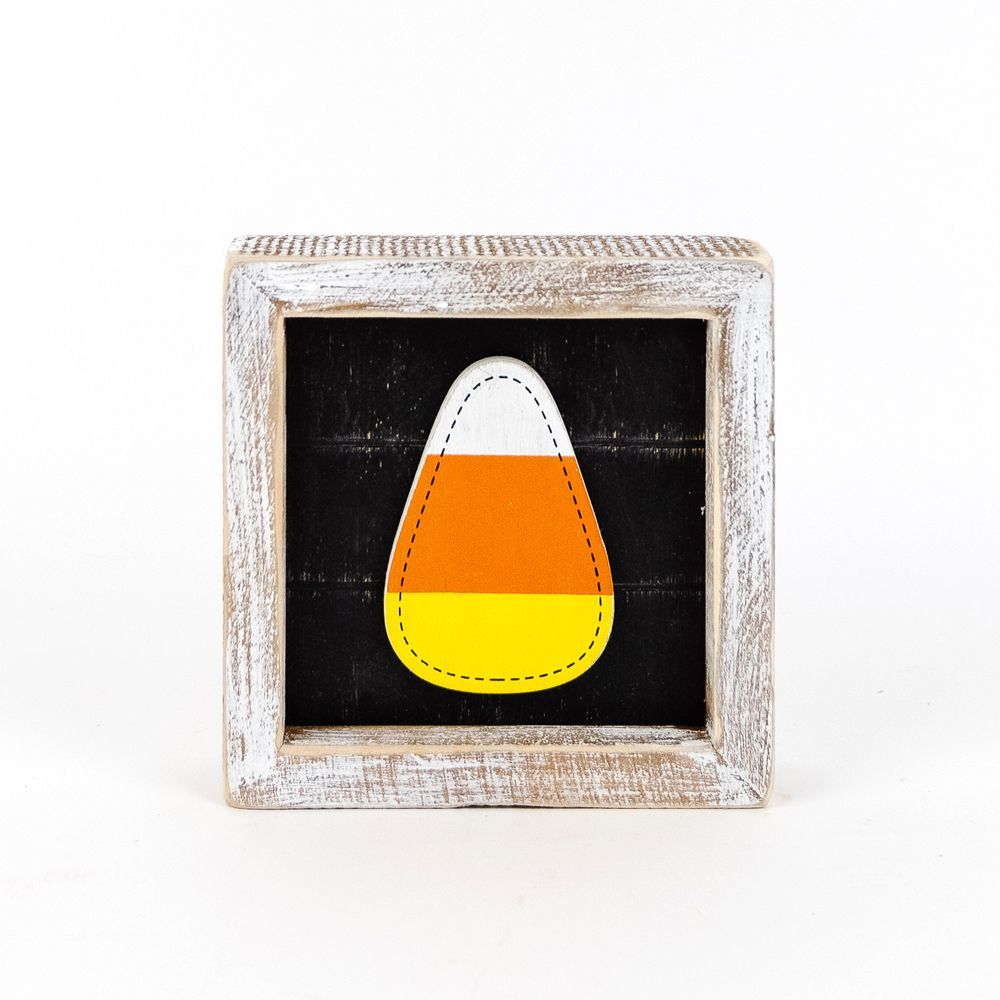 Reversible Candy Corn + Pumpkin Sign, The Feathered Farmhouse