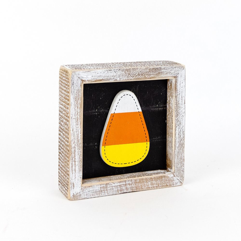 Reversible Candy Corn + Pumpkin Sign, The Feathered Farmhouse