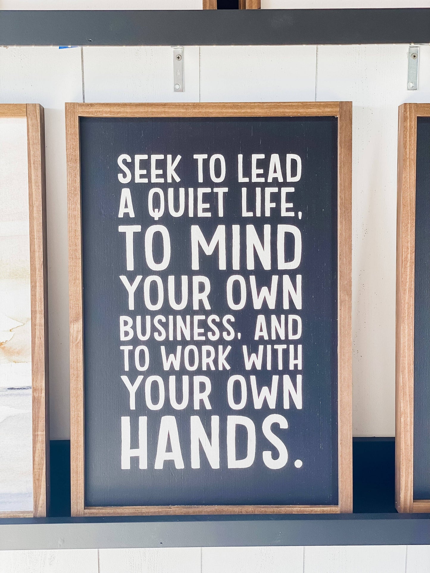 Seek to Lead A Quiet Life