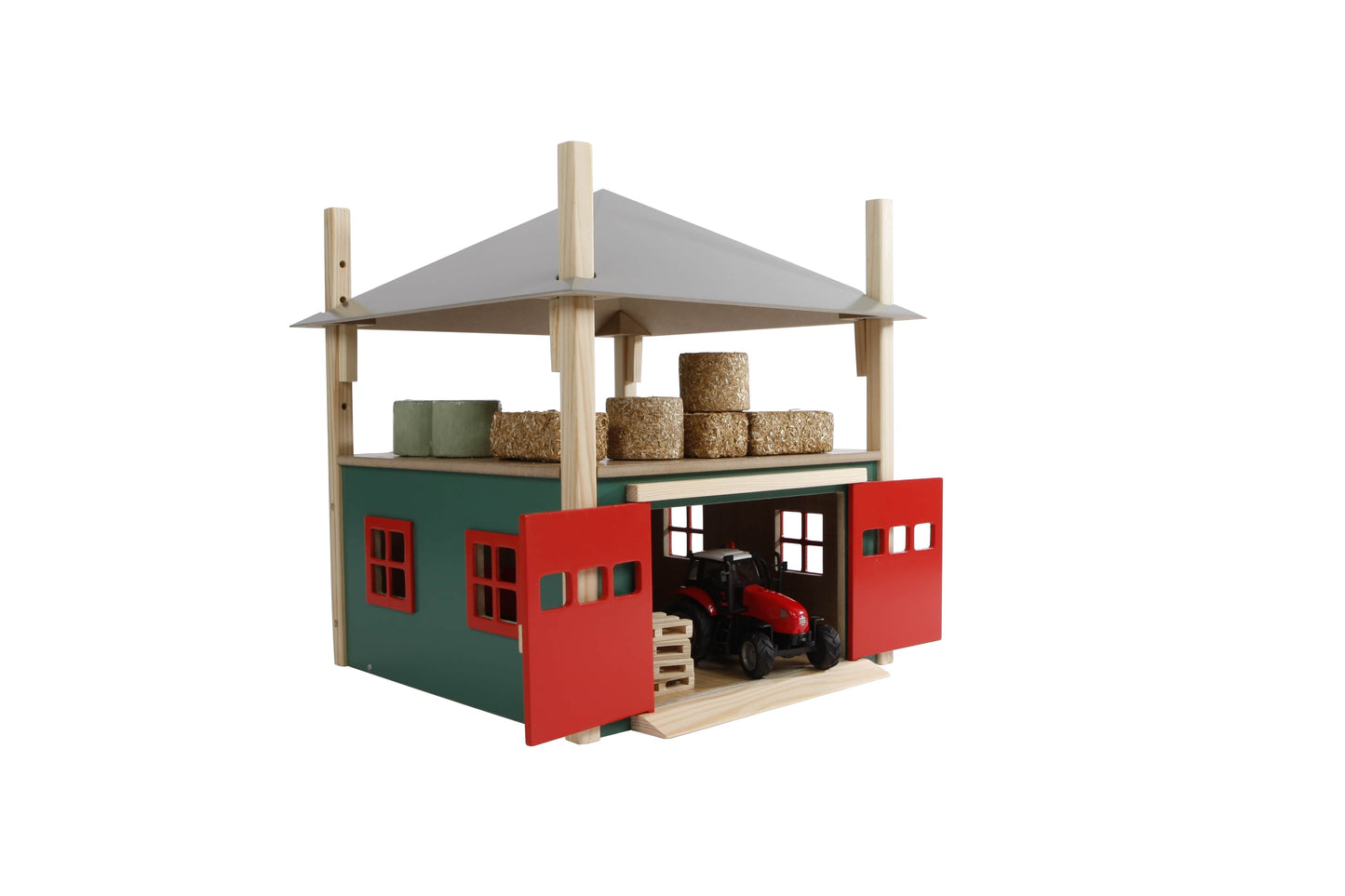 Kids Globe 1:32 Scale Wood Hay Barn