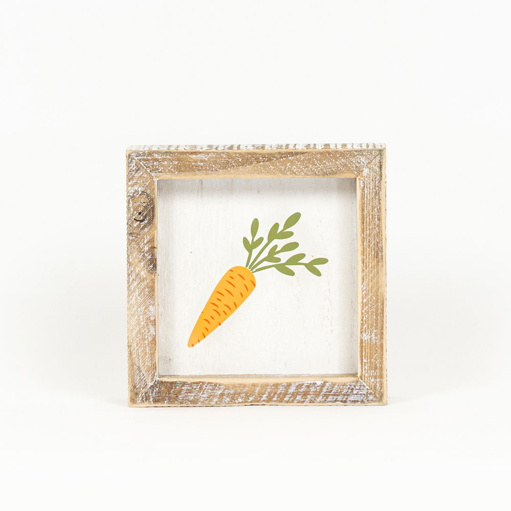 Growing + Carrot Reversible Sign, The Feathered Farmhouse