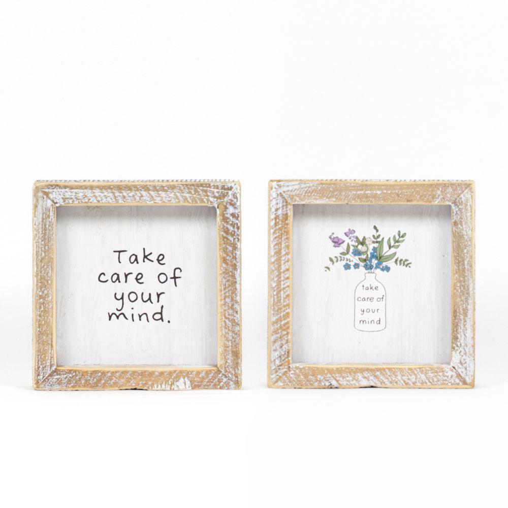 Reversible Mind Sign, The Feathered Farmhouse
