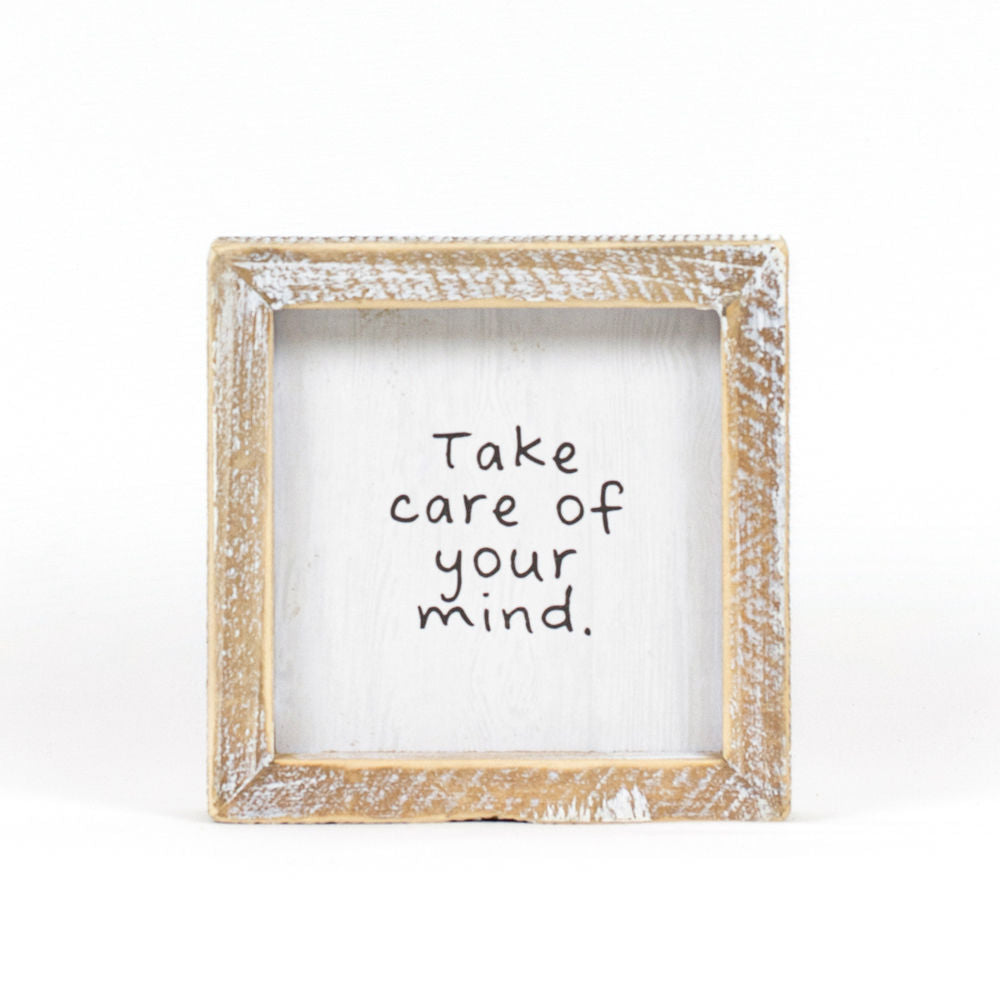Reversible Mind Sign, The Feathered Farmhouse