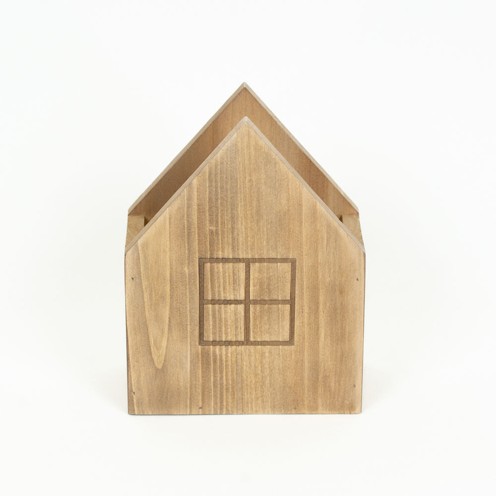 Wood House Planter, The Feathered Farmhouse