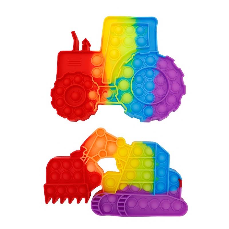 Tractor and Excavator Pop-its