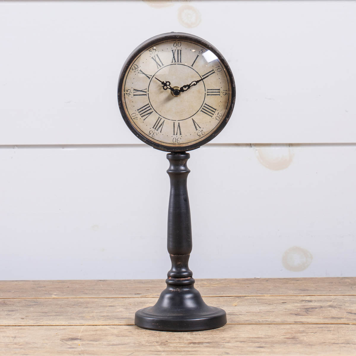 Roman Numeral Pedestal Clock, The Feathered Farmhouse