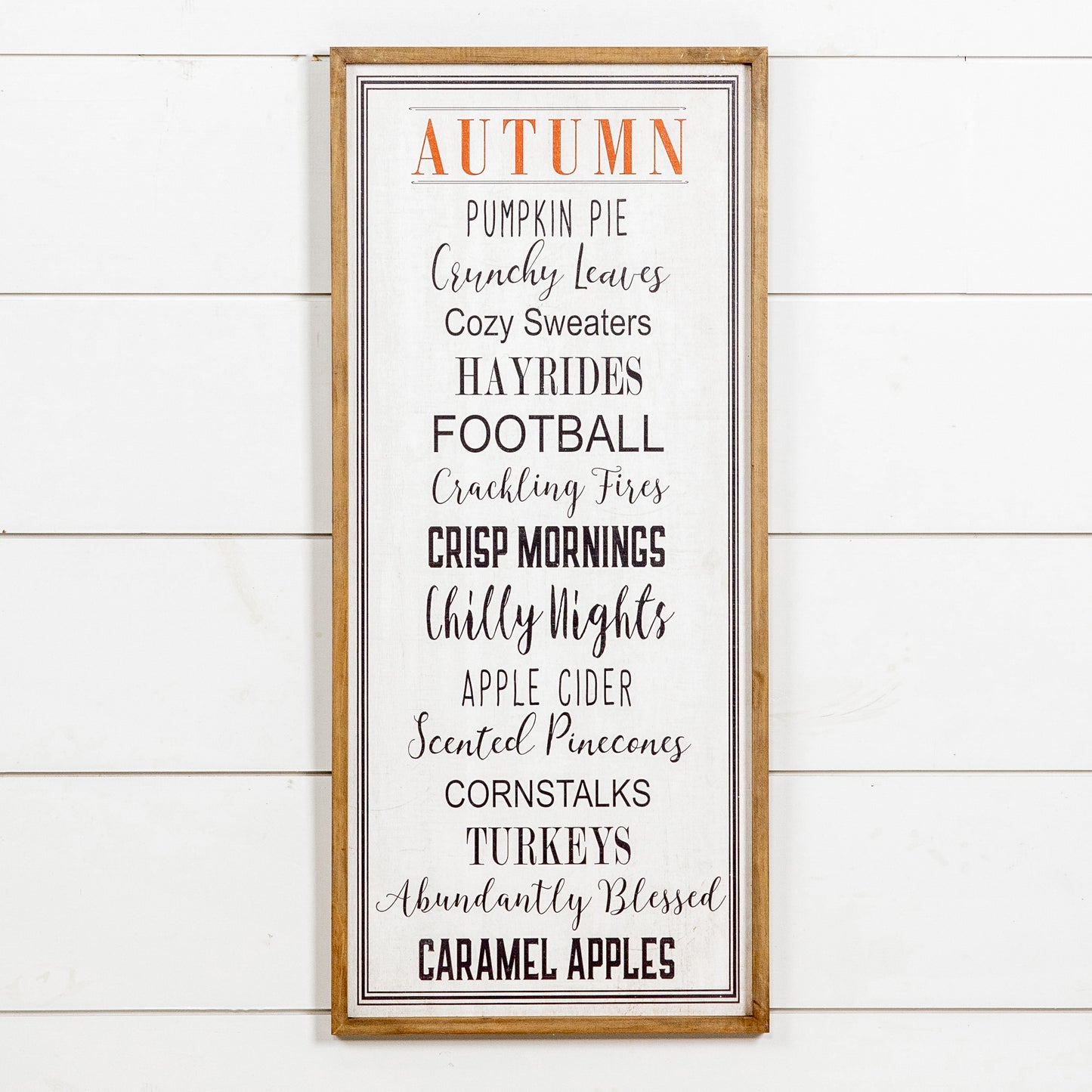 Autumn Words Sign, The Feathered Farmhouse