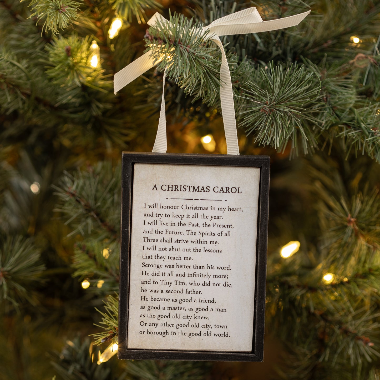 Framed Christmas Ornaments, The Feathered Farmhouse