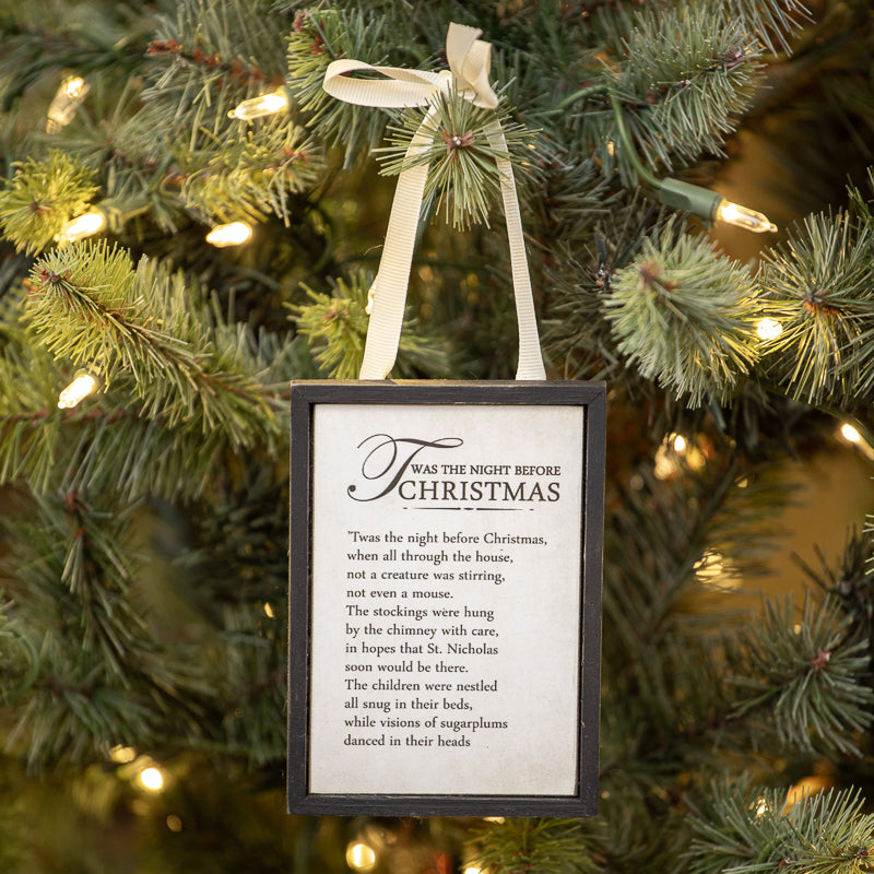 Framed Christmas Ornaments, The Feathered Farmhouse