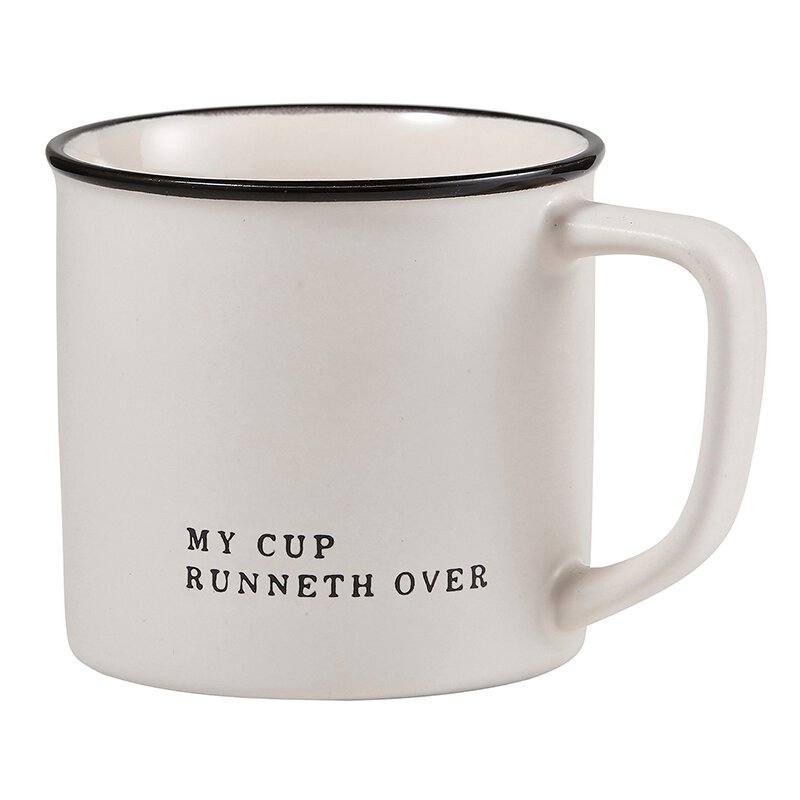 My Cup Runneth Over Mug, The Feathered Farmhouse