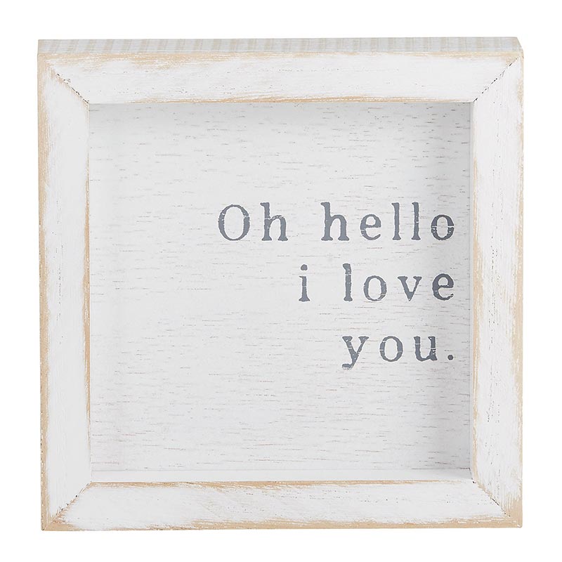 Oh Hello Sign, The Feathered Farmhouse
