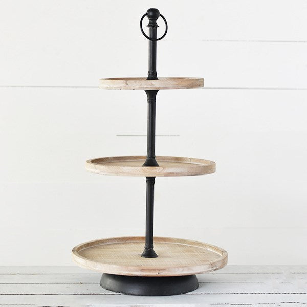Triple Tier Tray, The Feathered Farmhouse