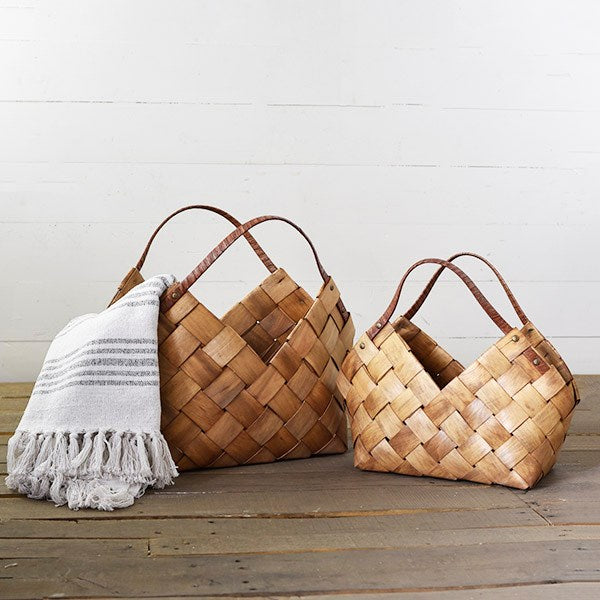 Loft Wood Basket, The Feathered Farmhouse