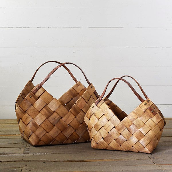 Loft Wood Basket, The Feathered Farmhouse