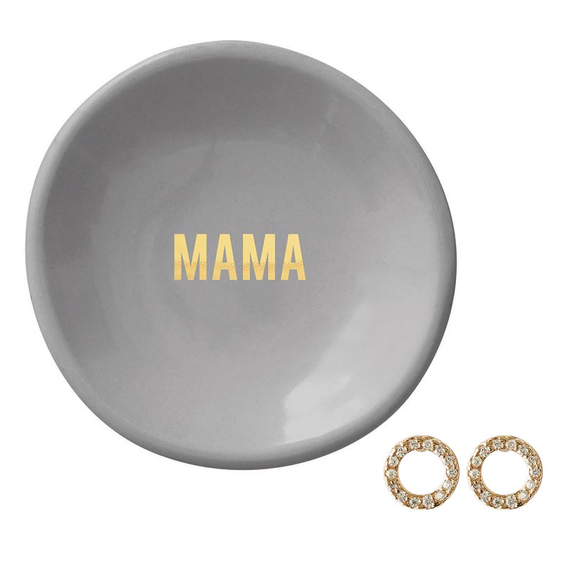 Mama Earrings + Tray, The Feathered Farmhouse