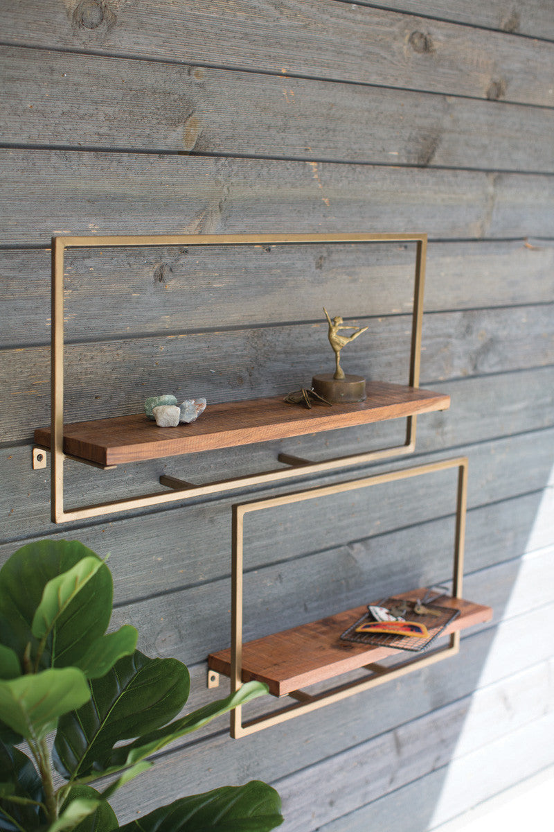 Mango + Wood Shelves