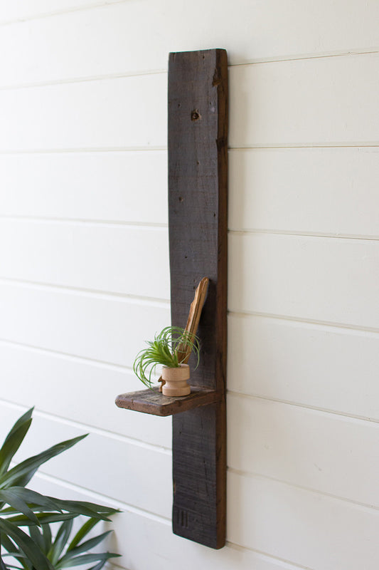 Recycled Wood Wall Shelf, The Feathered Farmhouse