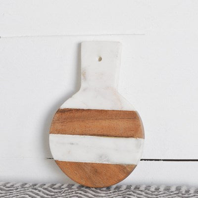 Marble + Wood Board