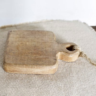 Square Small Wood Board, Feathered Farmhouse