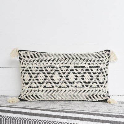 Diamond Tassel Pillow