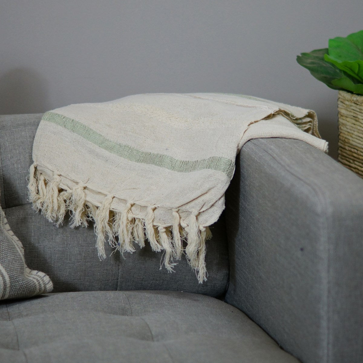 Cotton Throw, The Feathered Farmhouse
