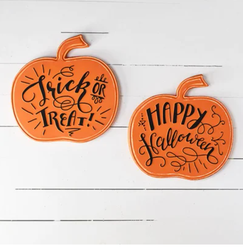 halloween pumpkins Feathered Farmhouse