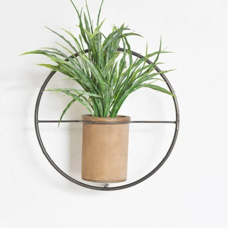 Wood Wall Planter, Feathered Farmhouse
