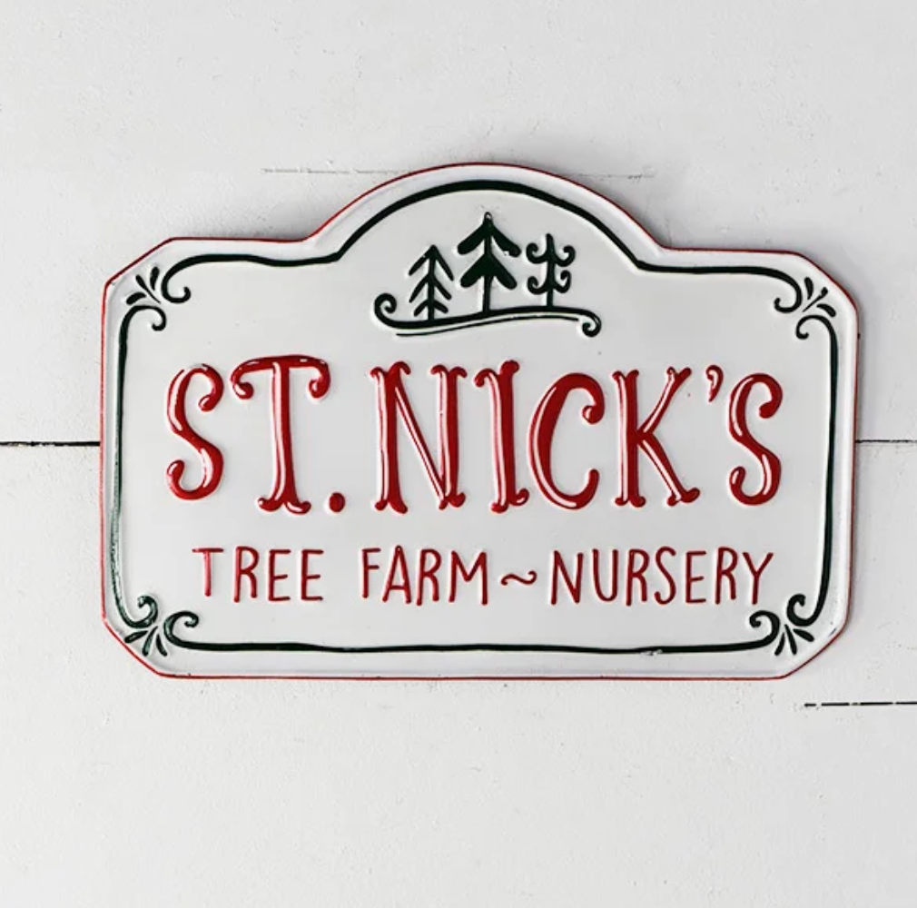 St. Nick's Sign, The Feathered Farmhouse
